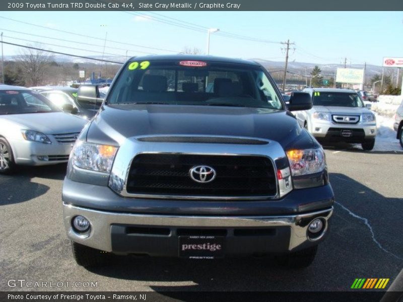 Slate Gray Metallic / Graphite Gray 2009 Toyota Tundra TRD Double Cab 4x4