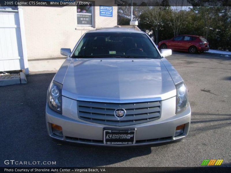 White Diamond / Ebony 2005 Cadillac CTS Sedan