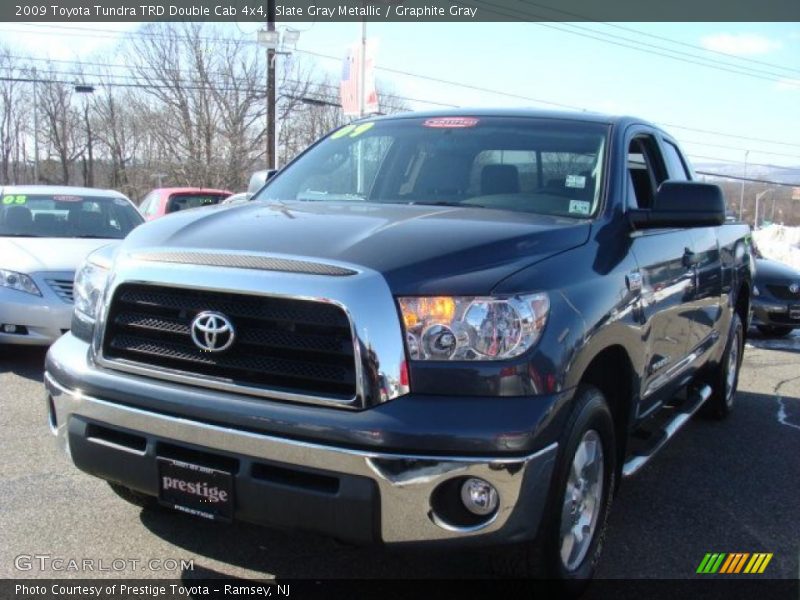 Slate Gray Metallic / Graphite Gray 2009 Toyota Tundra TRD Double Cab 4x4