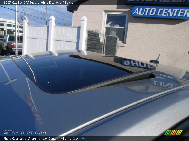 White Diamond / Ebony 2005 Cadillac CTS Sedan