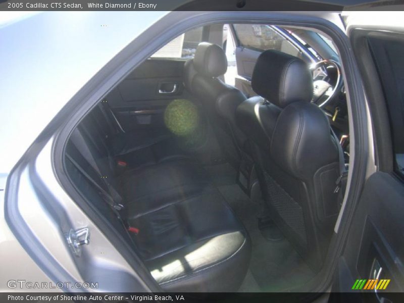 White Diamond / Ebony 2005 Cadillac CTS Sedan