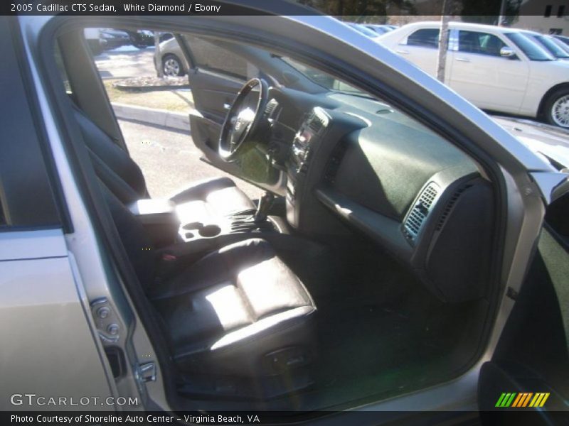 White Diamond / Ebony 2005 Cadillac CTS Sedan