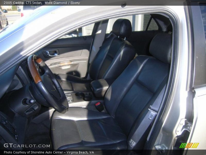 White Diamond / Ebony 2005 Cadillac CTS Sedan