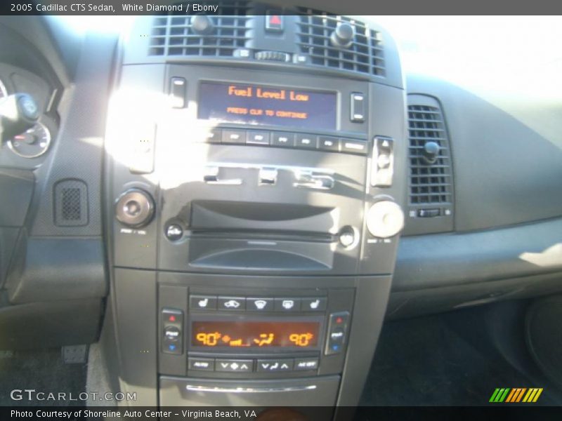 White Diamond / Ebony 2005 Cadillac CTS Sedan