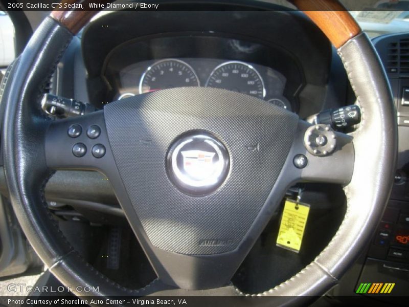 White Diamond / Ebony 2005 Cadillac CTS Sedan