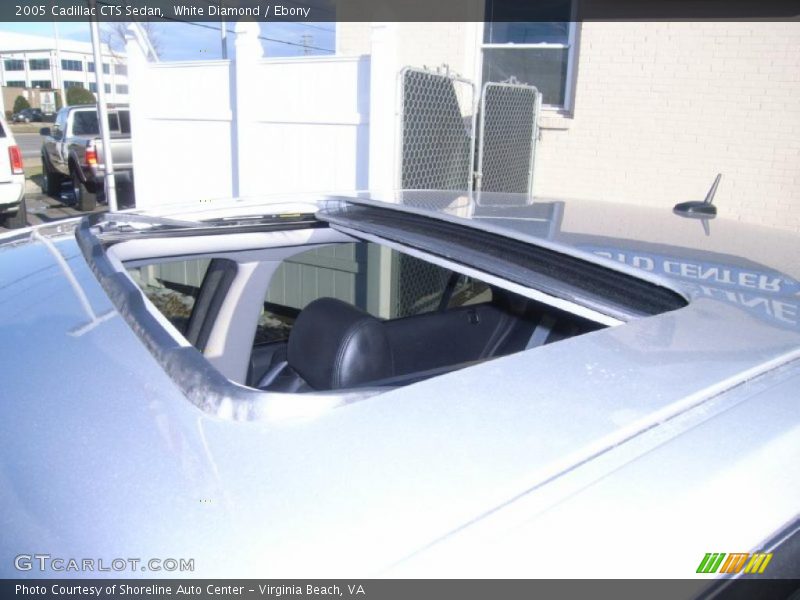 White Diamond / Ebony 2005 Cadillac CTS Sedan