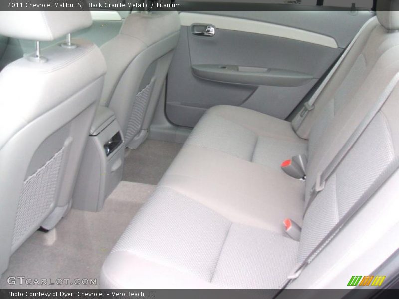 Black Granite Metallic / Titanium 2011 Chevrolet Malibu LS
