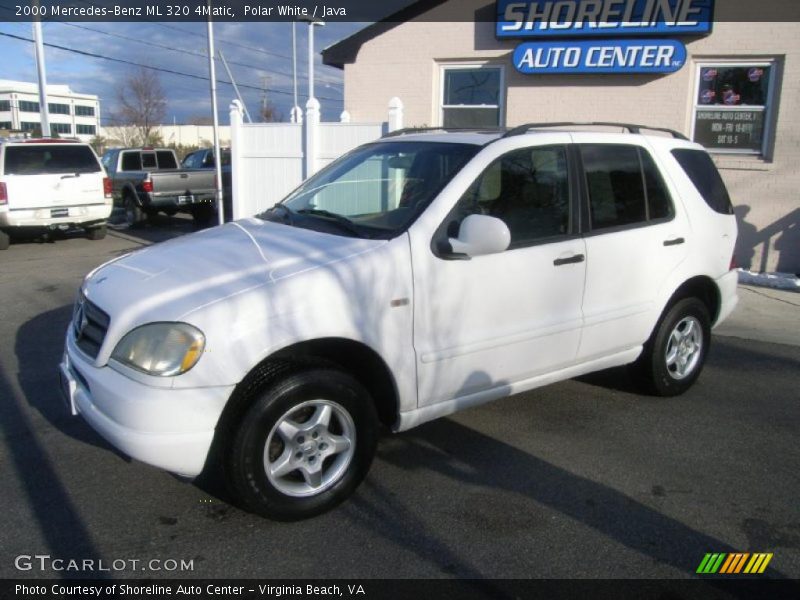 Polar White / Java 2000 Mercedes-Benz ML 320 4Matic