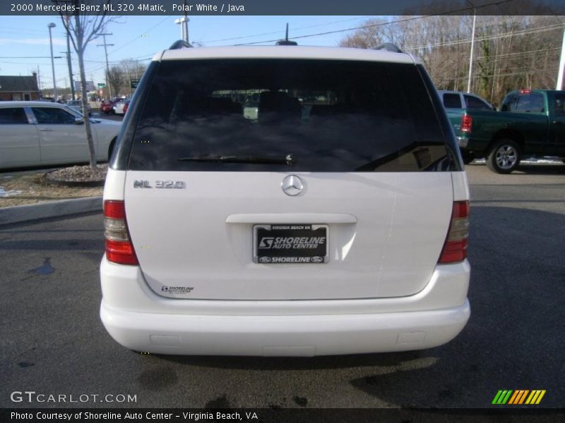 Polar White / Java 2000 Mercedes-Benz ML 320 4Matic