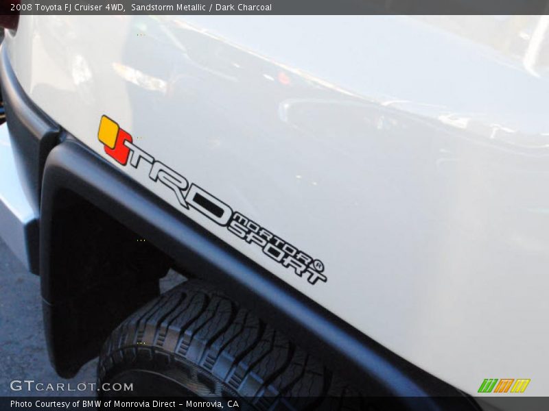 Sandstorm Metallic / Dark Charcoal 2008 Toyota FJ Cruiser 4WD