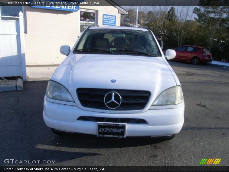 Polar White / Java 2000 Mercedes-Benz ML 320 4Matic