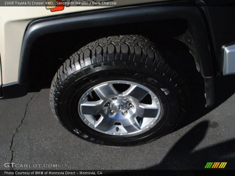 Sandstorm Metallic / Dark Charcoal 2008 Toyota FJ Cruiser 4WD