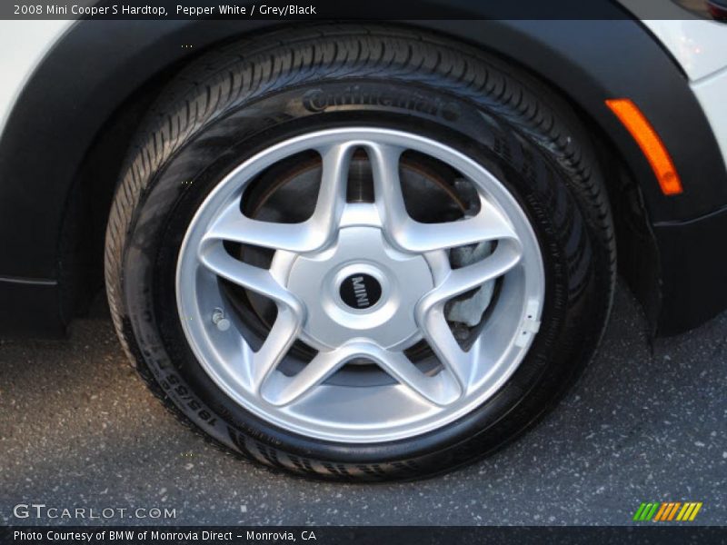 Pepper White / Grey/Black 2008 Mini Cooper S Hardtop