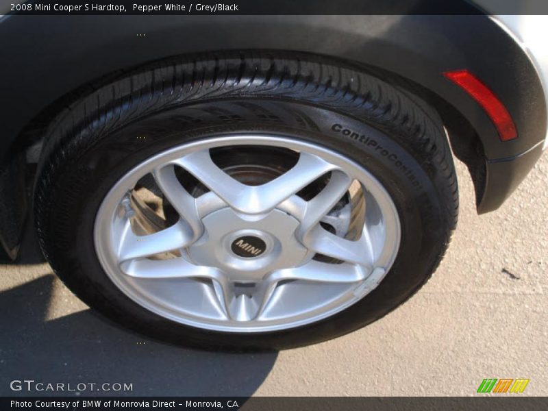 Pepper White / Grey/Black 2008 Mini Cooper S Hardtop