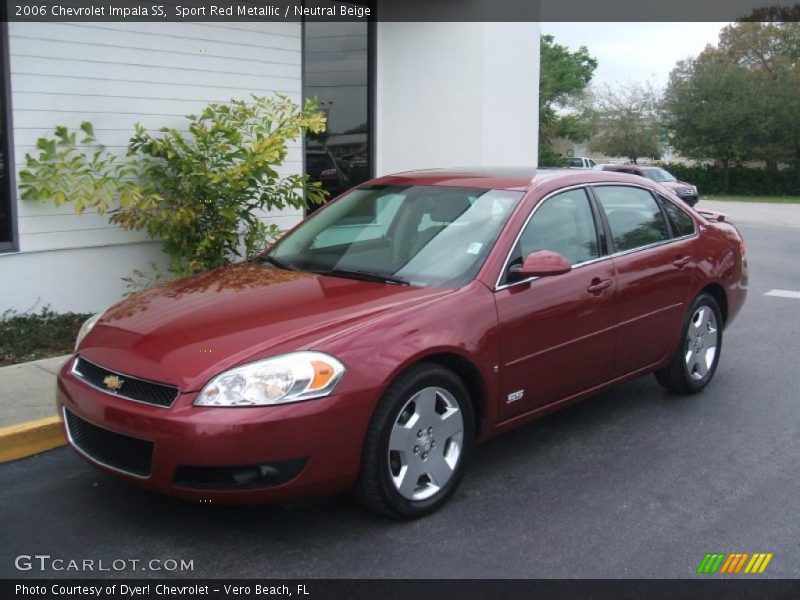 Sport Red Metallic / Neutral Beige 2006 Chevrolet Impala SS