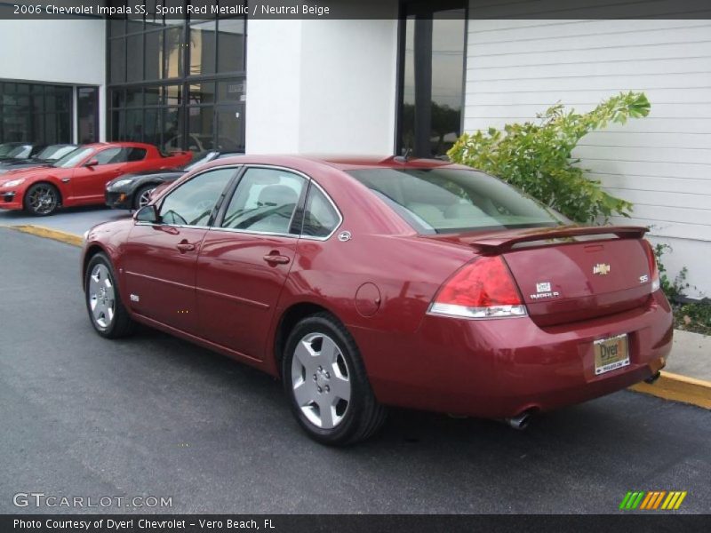 Sport Red Metallic / Neutral Beige 2006 Chevrolet Impala SS