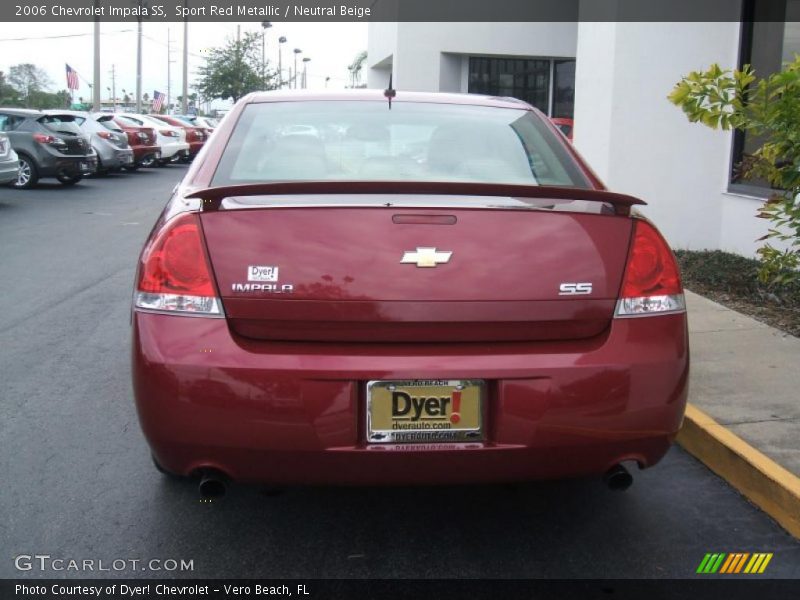 Sport Red Metallic / Neutral Beige 2006 Chevrolet Impala SS