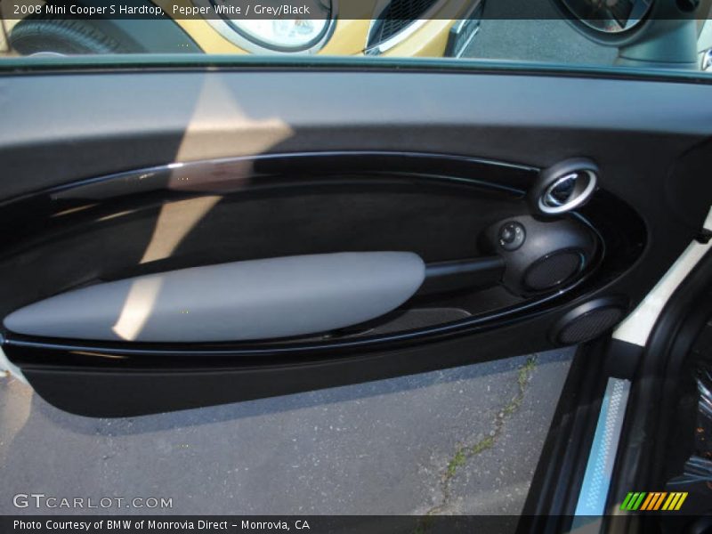 Pepper White / Grey/Black 2008 Mini Cooper S Hardtop