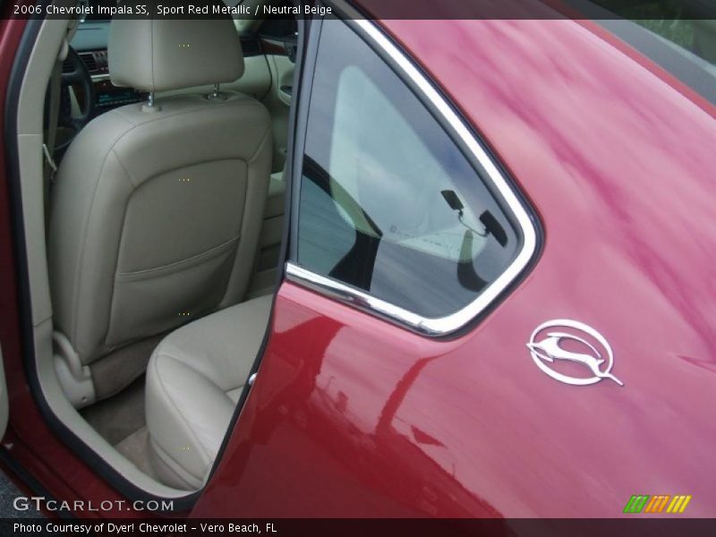 Sport Red Metallic / Neutral Beige 2006 Chevrolet Impala SS