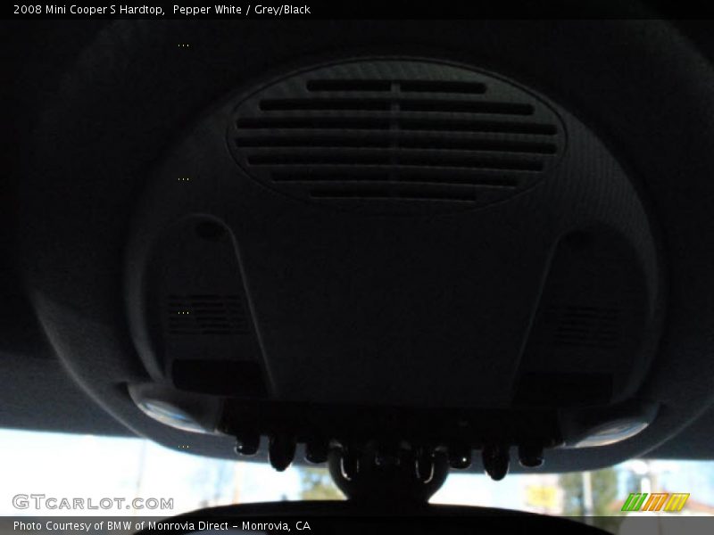 Pepper White / Grey/Black 2008 Mini Cooper S Hardtop