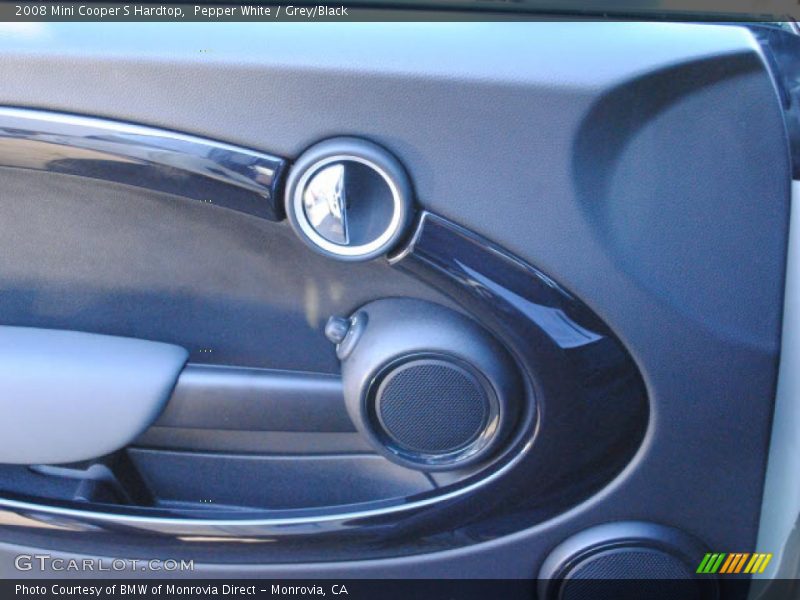 Pepper White / Grey/Black 2008 Mini Cooper S Hardtop