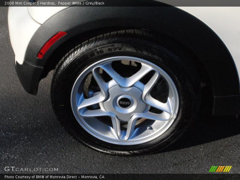 Pepper White / Grey/Black 2008 Mini Cooper S Hardtop