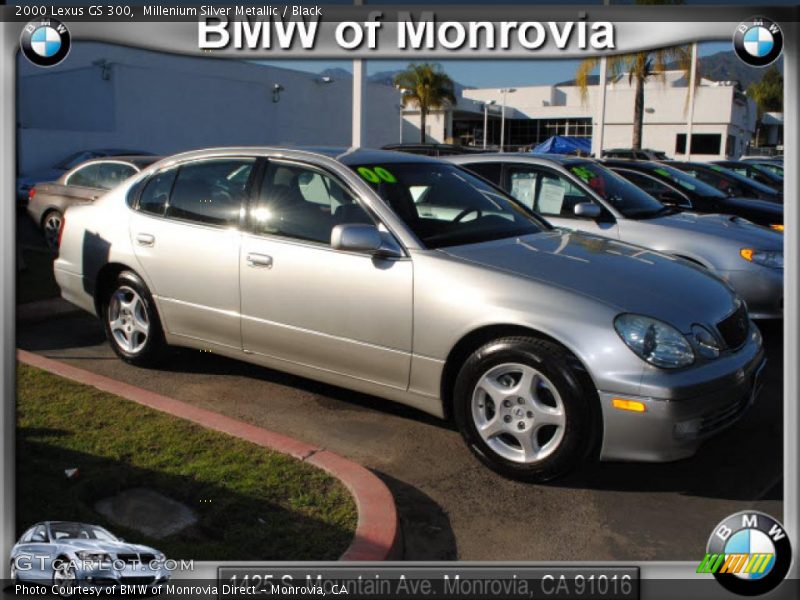 Millenium Silver Metallic / Black 2000 Lexus GS 300