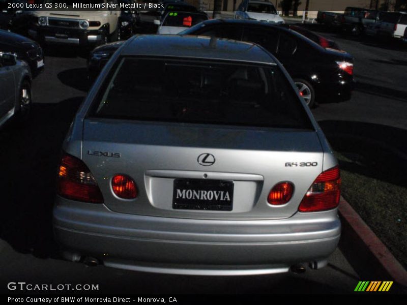 Millenium Silver Metallic / Black 2000 Lexus GS 300