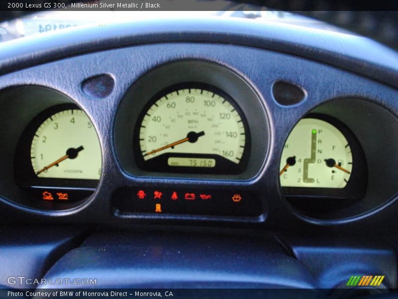 Millenium Silver Metallic / Black 2000 Lexus GS 300