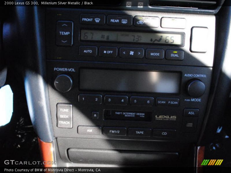 Millenium Silver Metallic / Black 2000 Lexus GS 300