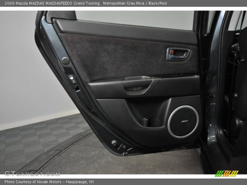 Metropolitan Gray Mica / Black/Red 2009 Mazda MAZDA3 MAZDASPEED3 Grand Touring