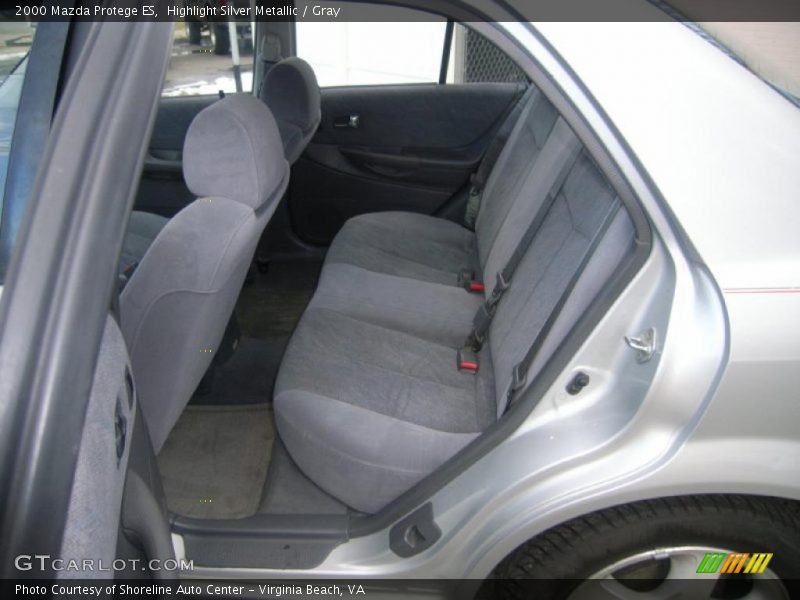 Highlight Silver Metallic / Gray 2000 Mazda Protege ES