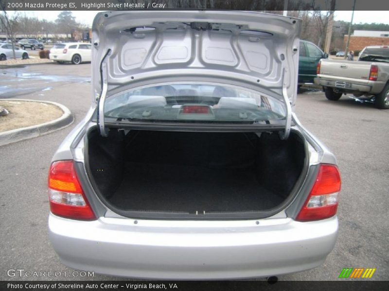 Highlight Silver Metallic / Gray 2000 Mazda Protege ES