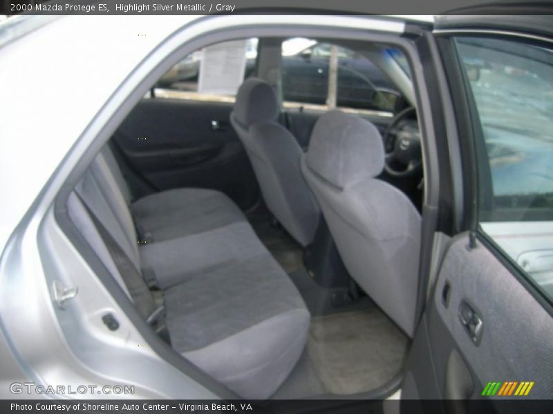 Highlight Silver Metallic / Gray 2000 Mazda Protege ES