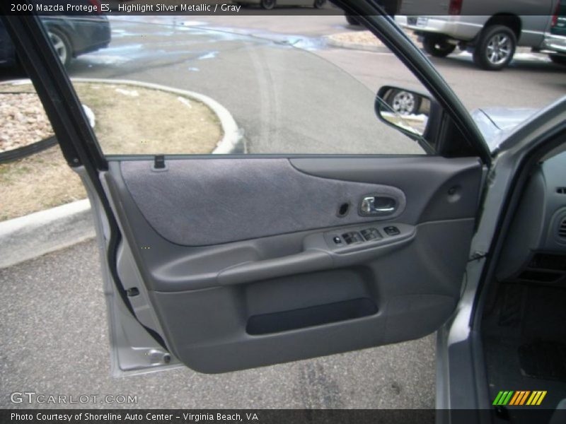 Highlight Silver Metallic / Gray 2000 Mazda Protege ES