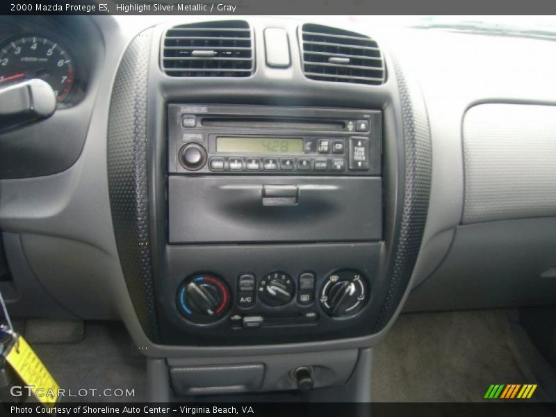 Highlight Silver Metallic / Gray 2000 Mazda Protege ES