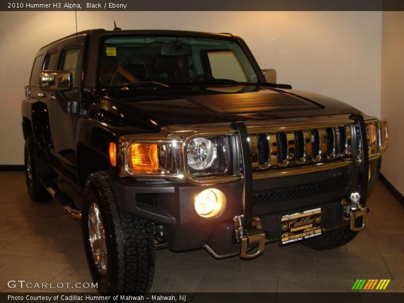 Black / Ebony 2010 Hummer H3 Alpha