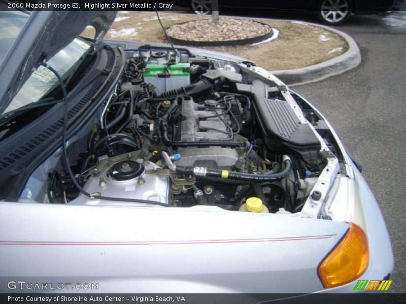 Highlight Silver Metallic / Gray 2000 Mazda Protege ES