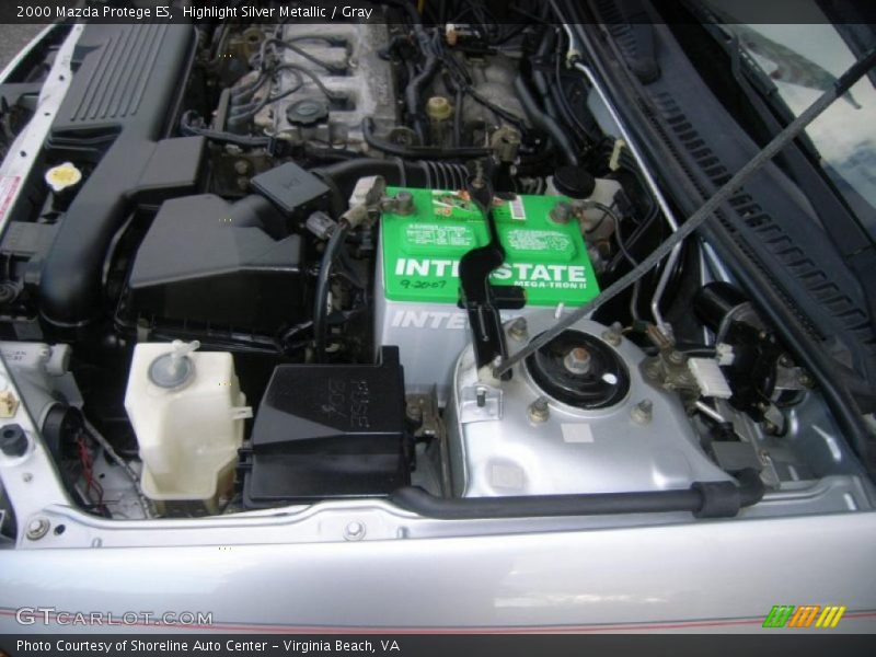 Highlight Silver Metallic / Gray 2000 Mazda Protege ES