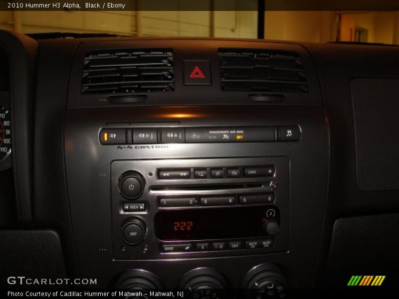 Black / Ebony 2010 Hummer H3 Alpha