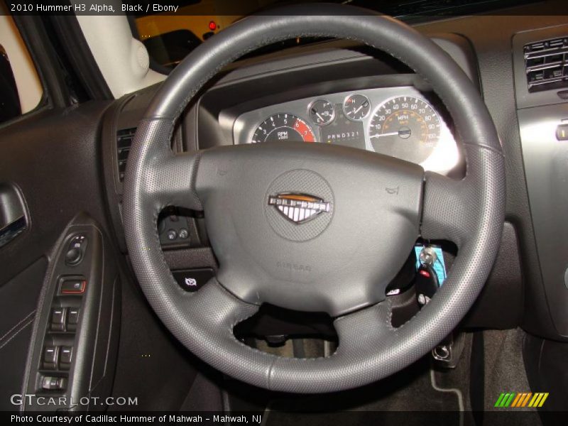Black / Ebony 2010 Hummer H3 Alpha
