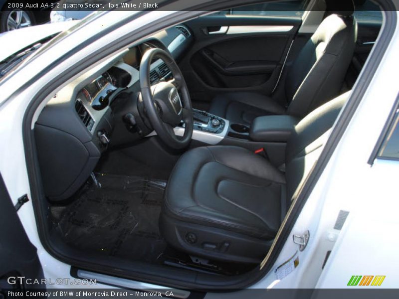 Ibis White / Black 2009 Audi A4 3.2 quattro Sedan