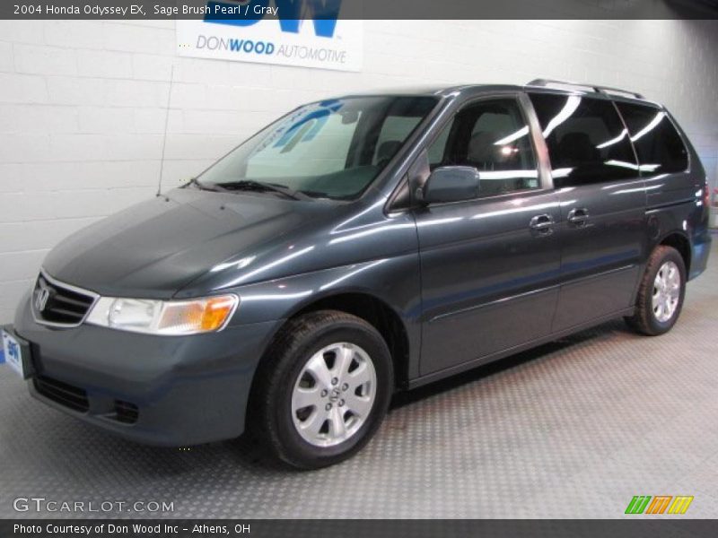 Sage Brush Pearl / Gray 2004 Honda Odyssey EX