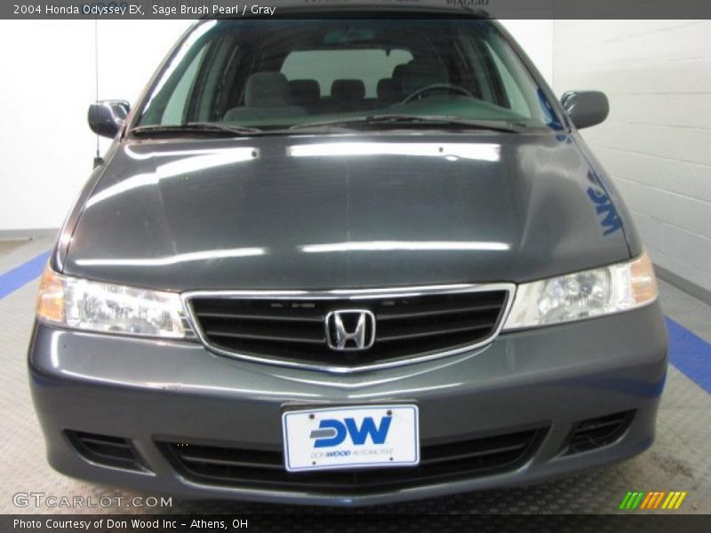Sage Brush Pearl / Gray 2004 Honda Odyssey EX