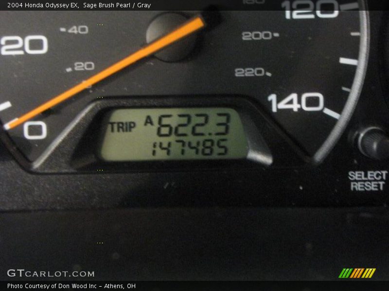 Sage Brush Pearl / Gray 2004 Honda Odyssey EX