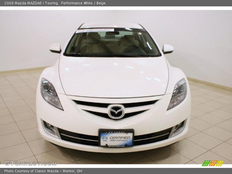 Performance White / Beige 2009 Mazda MAZDA6 i Touring