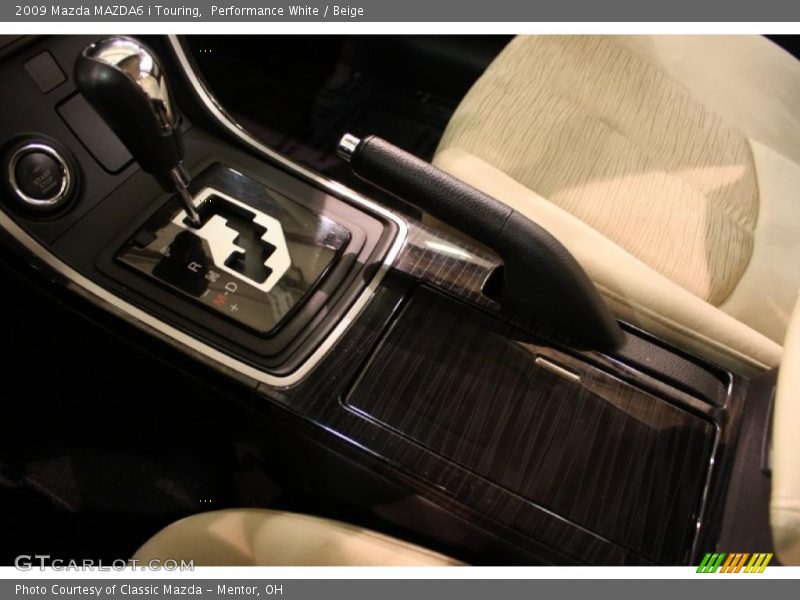 Performance White / Beige 2009 Mazda MAZDA6 i Touring