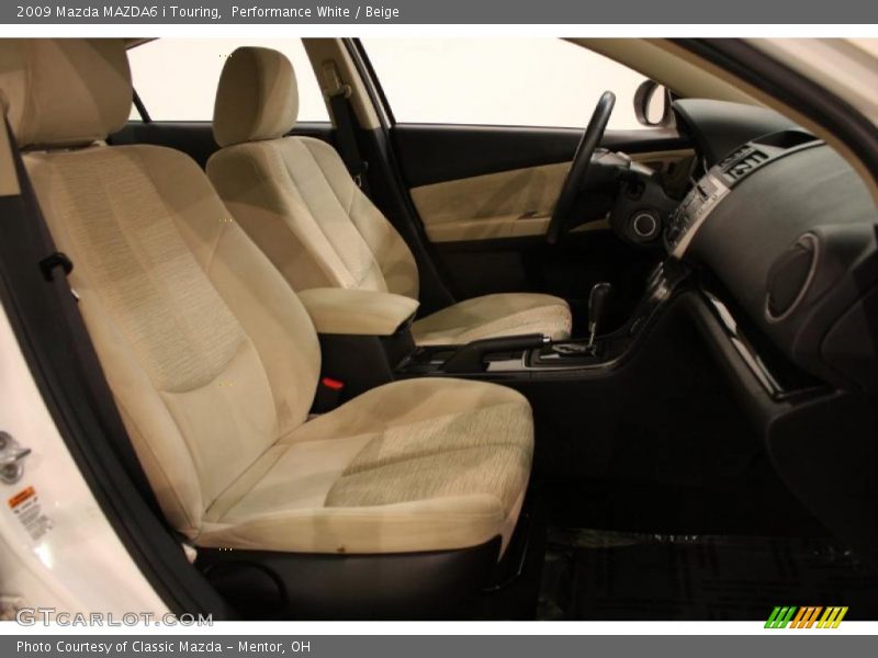 Performance White / Beige 2009 Mazda MAZDA6 i Touring