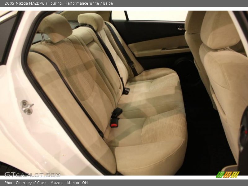Performance White / Beige 2009 Mazda MAZDA6 i Touring