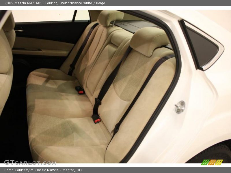 Performance White / Beige 2009 Mazda MAZDA6 i Touring